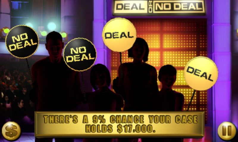Deal or No Deal: Around the World (Android) screenshot: Family's opinions