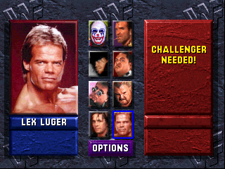 WWF WrestleMania (PlayStation) screenshot: Lex Luger