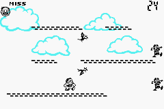 Game & Watch Gallery 4 (Game Boy Advance) screenshot: Climber (6th Museum Game)