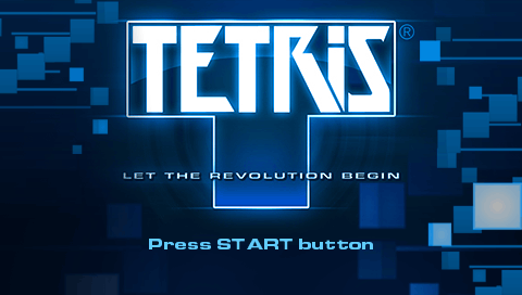 Tetris (PSP) screenshot: Title Screen