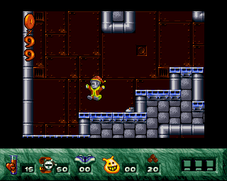 Miki (Amiga) screenshot: Level 3