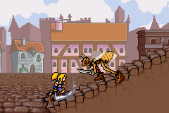 Lady Sia (Game Boy Advance) screenshot: Dangerous bee
