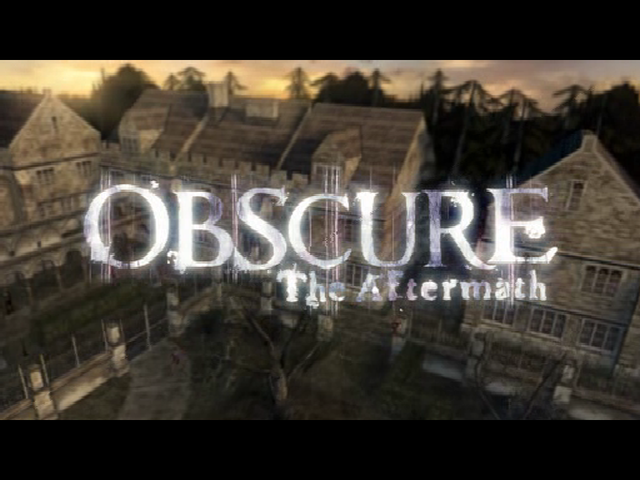 Obscure: The Aftermath (PlayStation 2) screenshot: Intro: game's title