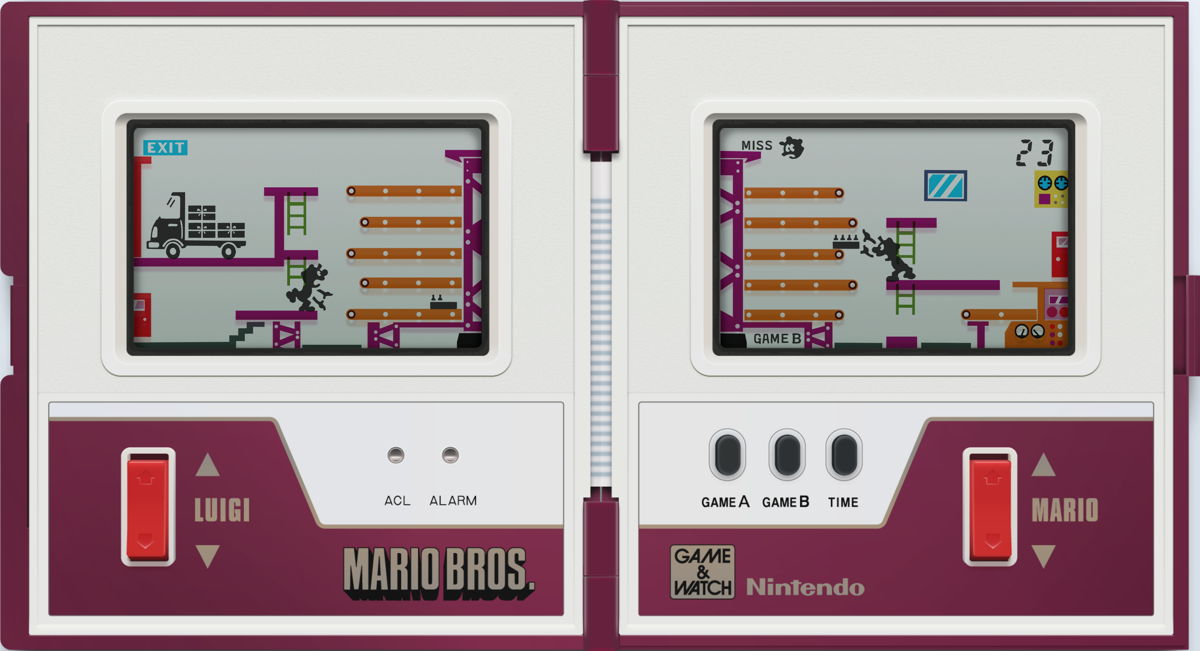 Screenshot of Game & Watch Multi Screen Mario Bros. (Dedicated