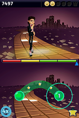 Michael Jackson: The Experience (Nintendo DS) screenshot: Billie Jean (another background)