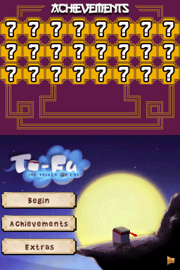 To-Fu Collection (Nintendo DS) screenshot: Main menu