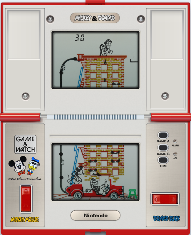 stamme suppe slette Game & Watch Multi Screen: Mickey & Donald (1982) - MobyGames