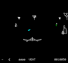 3D Fongus (Oric) screenshot: Wrenches are for some reason found only in the caverns