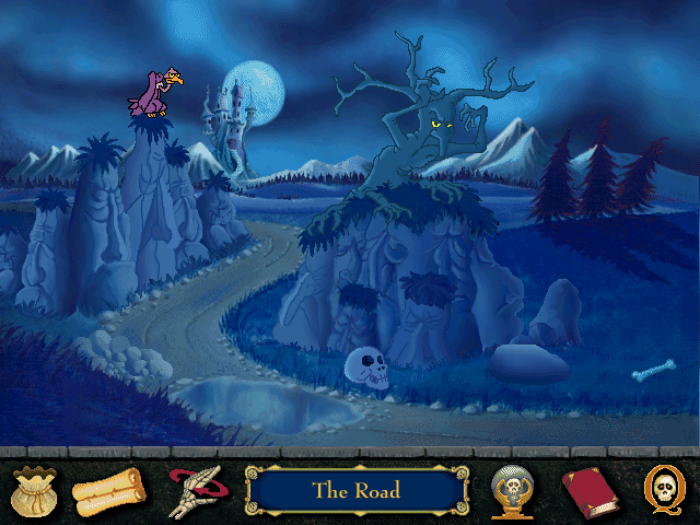 Dracula's Secret (Windows) screenshot: The Roadway to the Castle