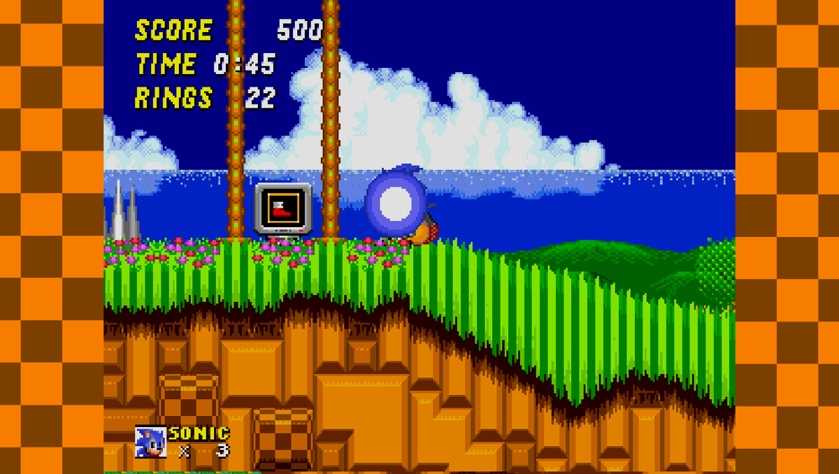 Sonic the Hedgehog 2 (Windows) screenshot: Power Sneakers monitor