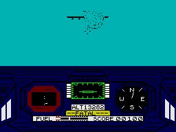 Flyer Fox (ZX Spectrum) screenshot: Got a plane