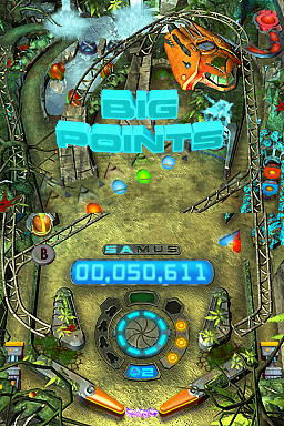 Metroid Prime Pinball (Nintendo DS) screenshot: Big points