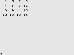 Super Programs 1 (ZX81) screenshot: Magic Square