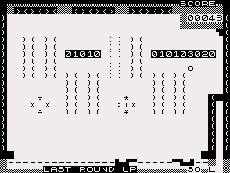 Pinbat (ZX81) screenshot: Fifth table