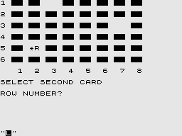 Super Programs 5 (ZX81) screenshot: Find the Mate