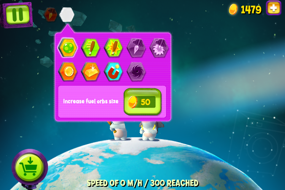 Screenshot of Rabbids Big Bang (iPhone, 2013) - MobyGames