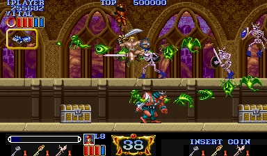 Screenshot of Magic Sword (Arcade, 1990) - MobyGames