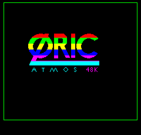 Welcome To Oric Atmos (Oric) screenshot: Loading Screen