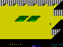Realm of Impossibility (ZX Spectrum) screenshot: Fight or run?