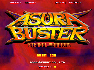 Asura Buster: Eternal Warriors (Arcade) screenshot: Title Screen