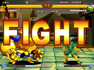 Asura Buster: Eternal Warriors (Arcade) screenshot: Fight