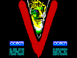V (ZX Spectrum) screenshot: Loading Screen