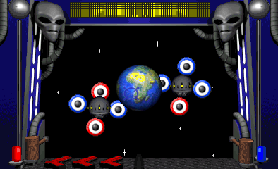 Sharpshooter (Arcade) screenshot: The Earth