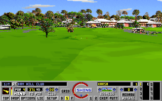 Links: Championship Course - Bay Hill Club & Lodge (DOS) screenshot: Reverse replay