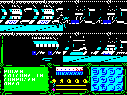 V (ZX Spectrum) screenshot: Lets save Mankind