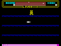 Atlantis (ZX Spectrum) screenshot: Lets go