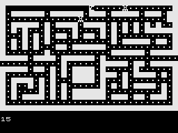 Micro Maze (Jupiter Ace) screenshot: Maze 2