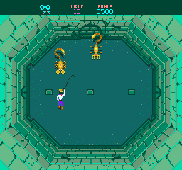 Snake Pit (Arcade) screenshot: Giant scorpions