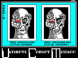 UCM: Ultimate Combat Mission (ZX Spectrum) screenshot: Loading Screen