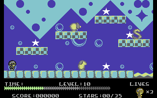 Slater Man (Commodore 64) screenshot: Level 10