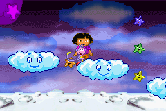 Dora the Explorer: Super Star Adventures (Game Boy Advance) screenshot: Platform game action