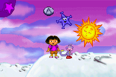 Dora the Explorer: Super Star Adventures (Game Boy Advance) screenshot: Sun, wake up!