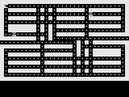 Micro Maze (Jupiter Ace) screenshot: Maze 1