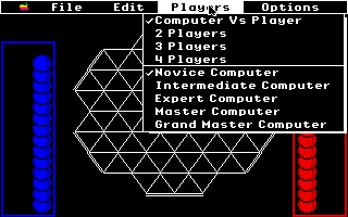 TrianGO (Apple IIgs) screenshot: Menus