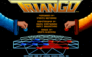 TrianGO (Apple IIgs) screenshot: Title screen