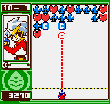 Puzzle Link 2 (Neo Geo Pocket Color) screenshot: To clear the stage, connect the two Cs together.