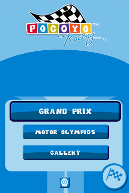 Pocoyó Racing (Nintendo DS) screenshot: Main menu