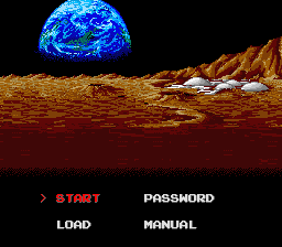 Military Madness (Sharp X68000) screenshot: Main menu