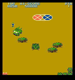 Liberation (Arcade) screenshot: Controlling the tank