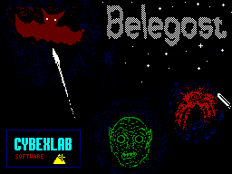 Belegost (ZX Spectrum) screenshot: Loading Screen