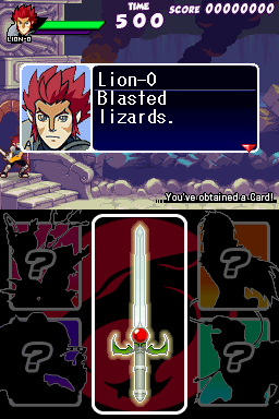ThunderCats (Nintendo DS) screenshot: Game start