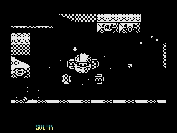Diamond (ZX Spectrum) screenshot: Solar Mode