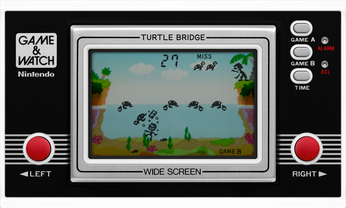 Game & Watch Wide Screen: Turtle Bridge (1982) - MobyGames