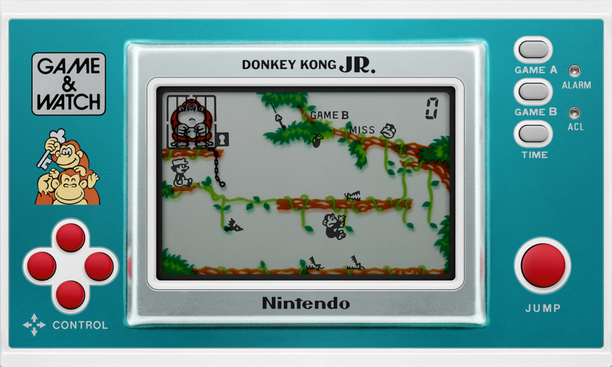 Screenshot Of Game And Watch Wide Screen Donkey Kong Jr Dedicated