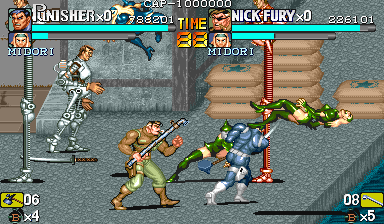 Screenshot of The Punisher (Arcade, 1993) - MobyGames