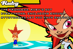 Trollz: Hair Affair! (Game Boy Advance) screenshot: Ruby